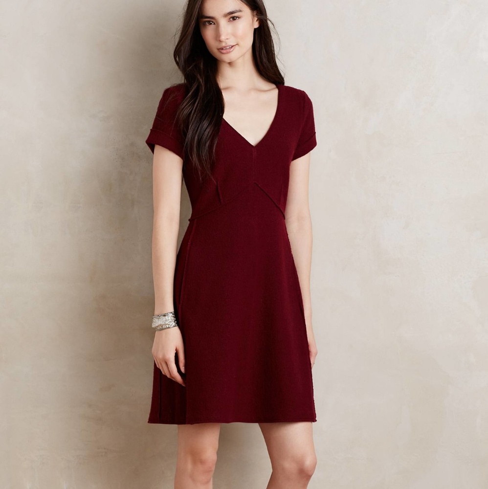 Wool dress from Anthropologie